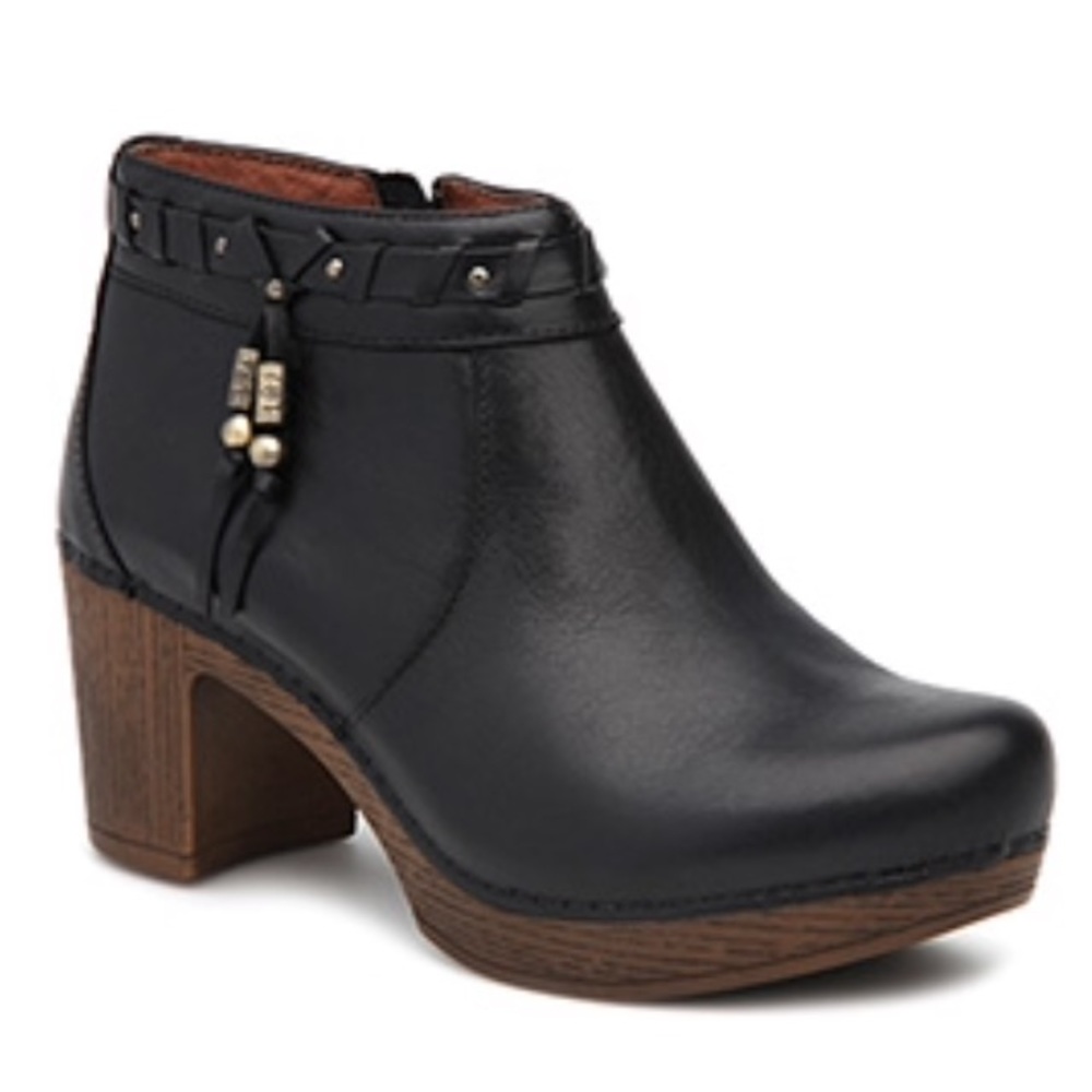 Dansko black ankle bootie