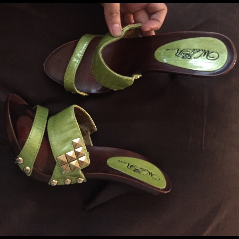 Lime Green Heels