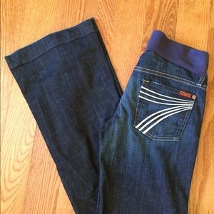 7 for all mankind Dojo maternity jean 28