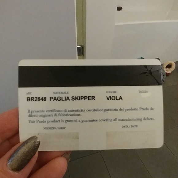 Prada Skipper Pink Distressed Straw Python Clutch - Picture 7 of 8