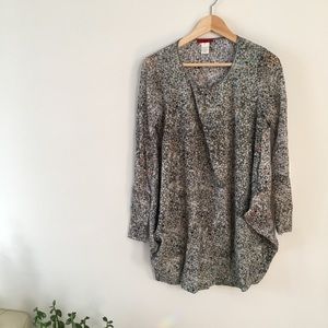 Vivienne Tam stretched netting printed dress