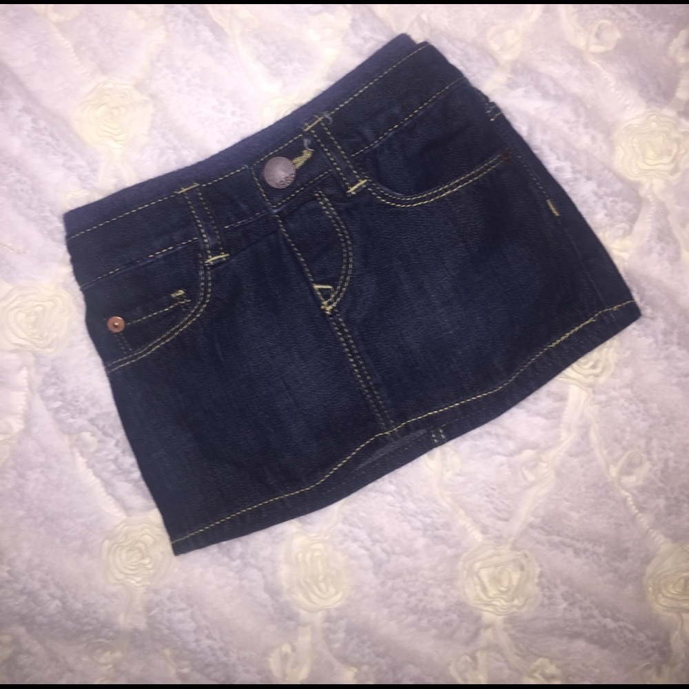 ❤️LIKE NEW❤️ Baby Gap Denim Skirt w/ Bloomers