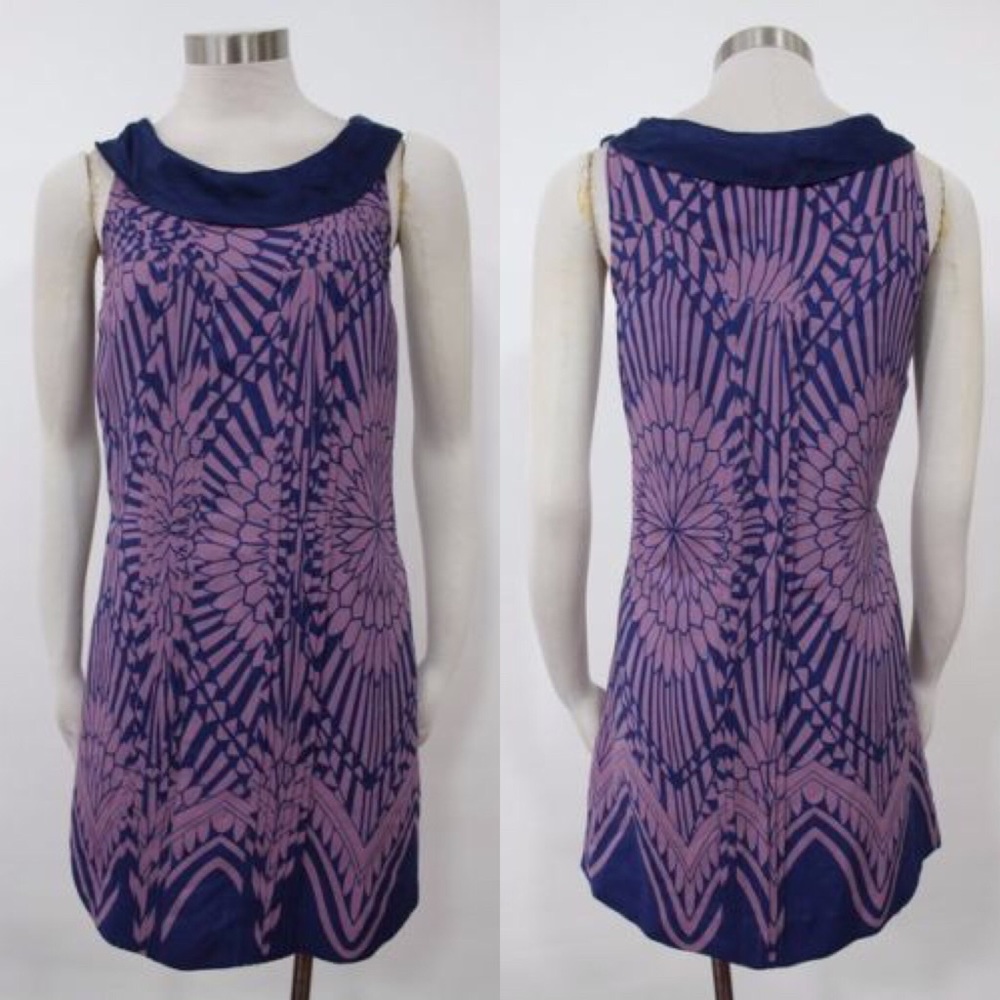 Anthropologie Moulinette Soeurs Silk Dress Size 4
