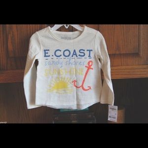 Oshkosh B'gosh Embellished Shirt Top 2T Ivory