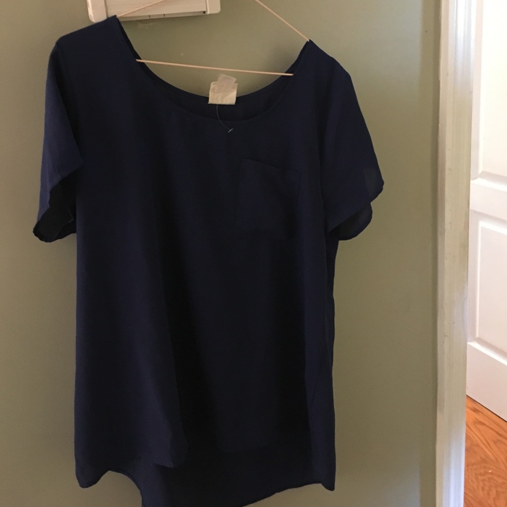 francesca's silk shirt