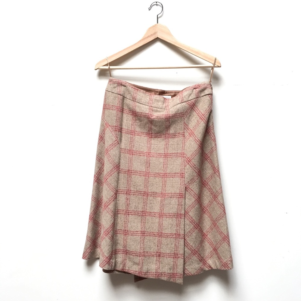 Wool plaid Banana Republic skirt
