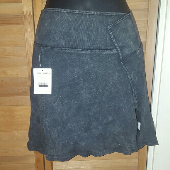 Free People We the Free Lightning Wrap Mini Skirt - Picture 3 of 5