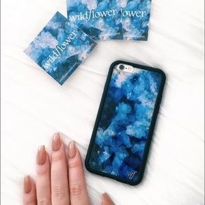 Wildflower Blue Crystal iPhone 5S Case