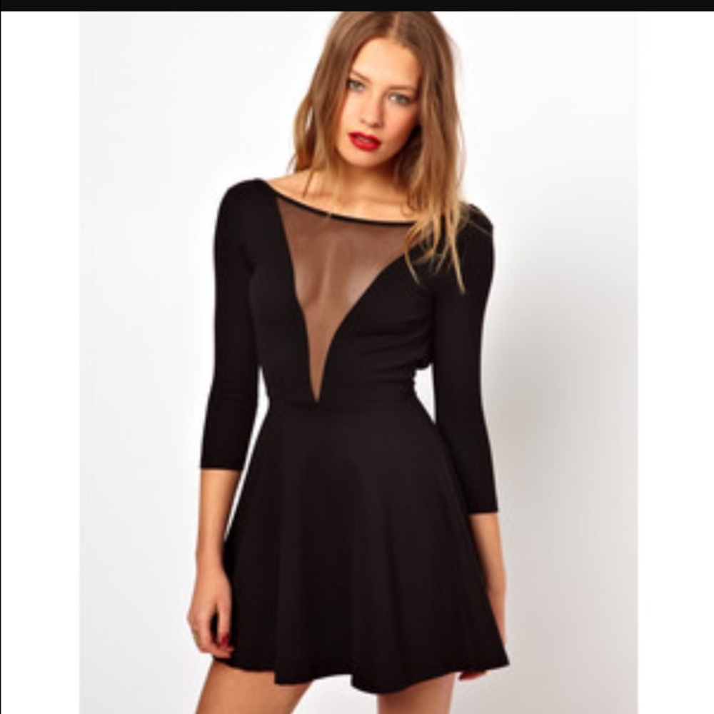 American apparel mesh skater dress