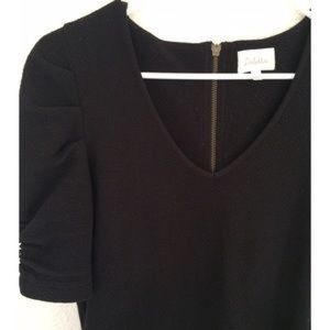 Anthropologie Deletta black tunic. Size Small.