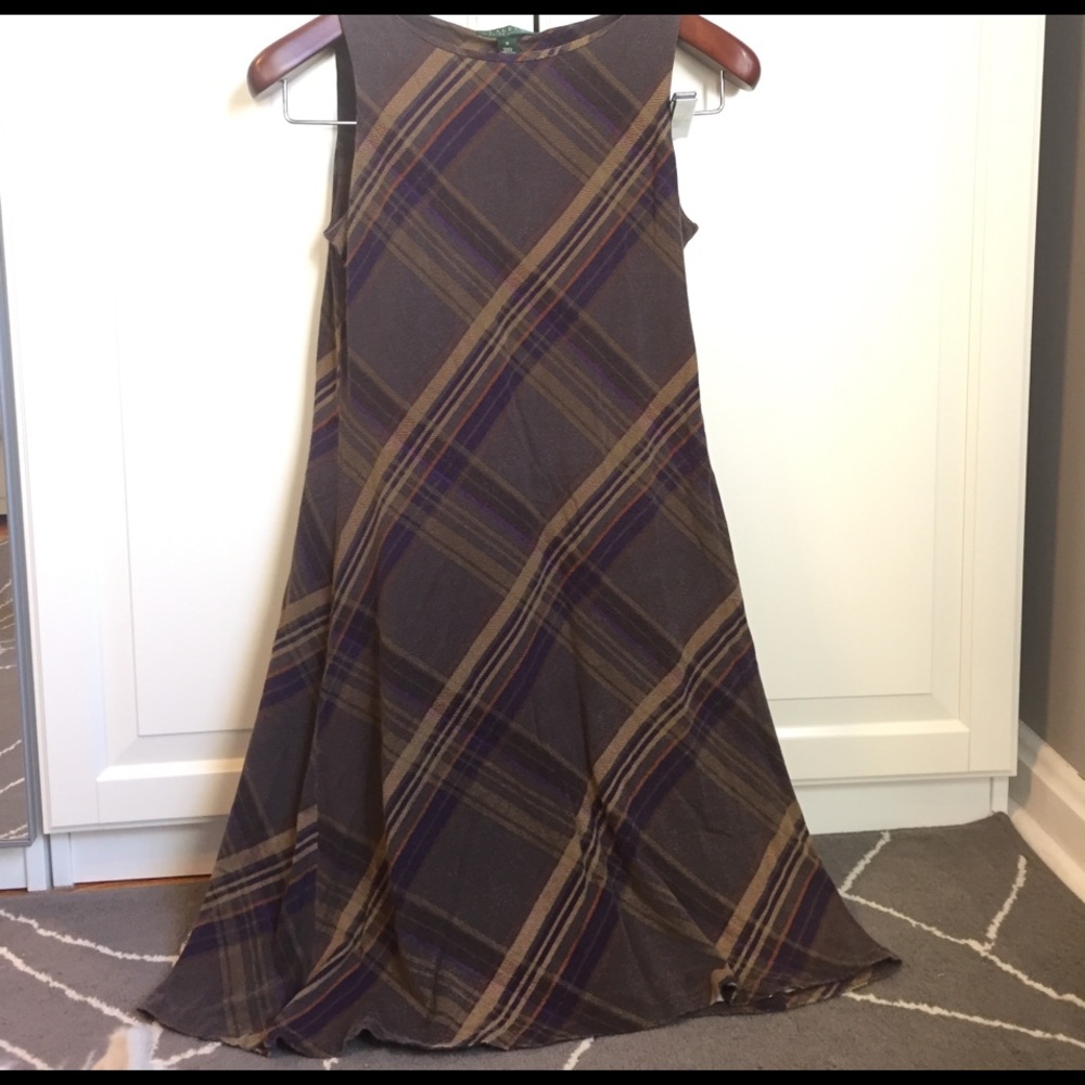 Ralph Lauren plaid tank style dress