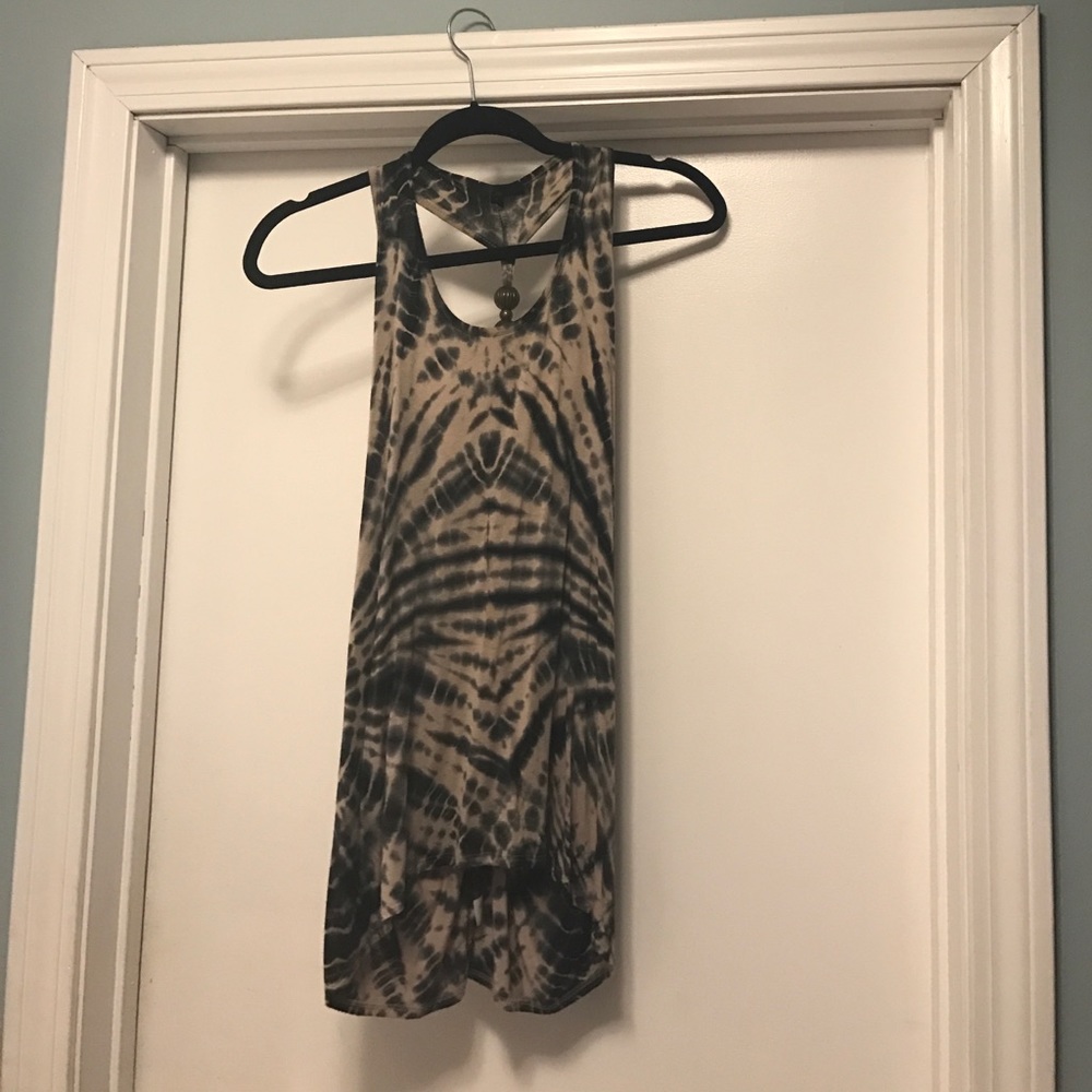 Metro Park S t-back halter/tank EUC with beads