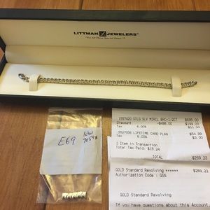 Diamond Tennis Bracelet 1/2 CTW Sterling Silver