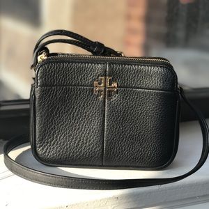 TORY BURCH IVY MICRO CROSS-BODY IN BLACK