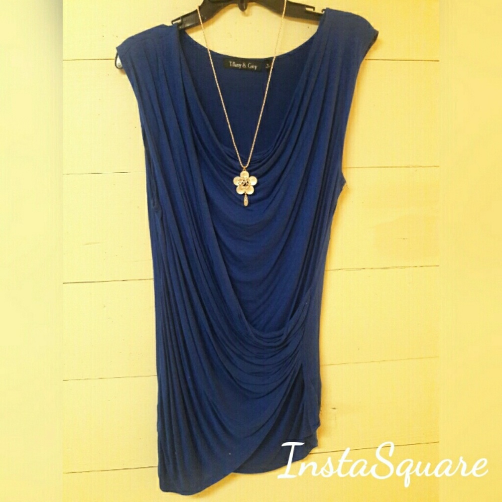 TIFFANY & GREY BLOUSE