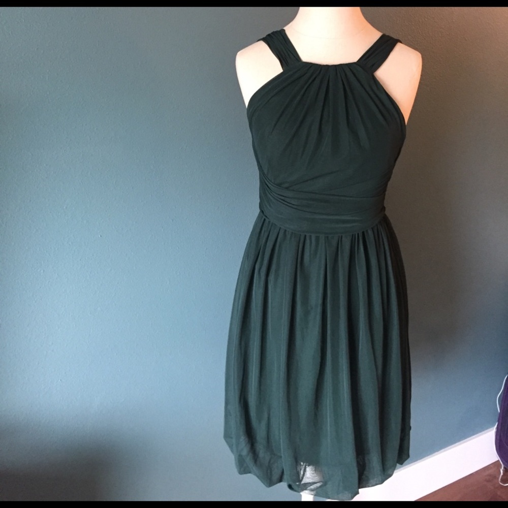 London Times | Emerald dress