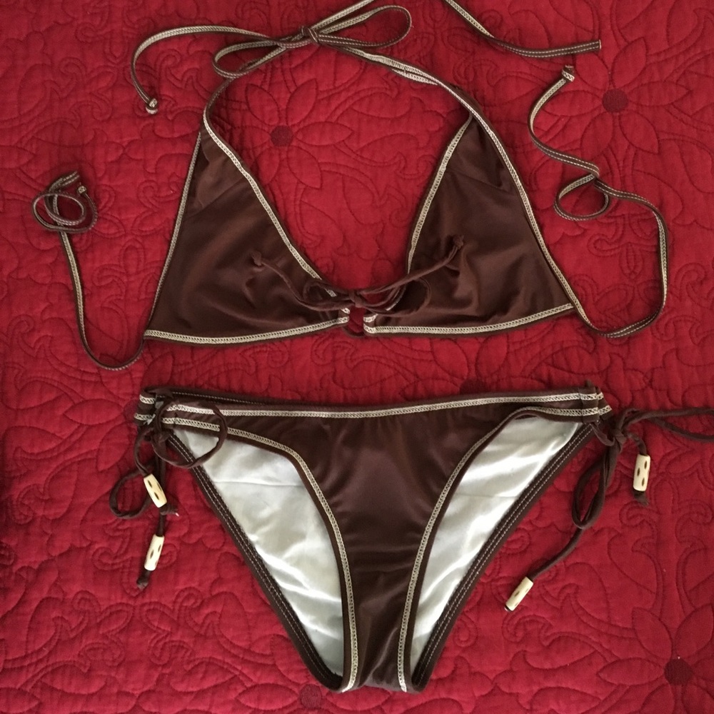 Brown bikini