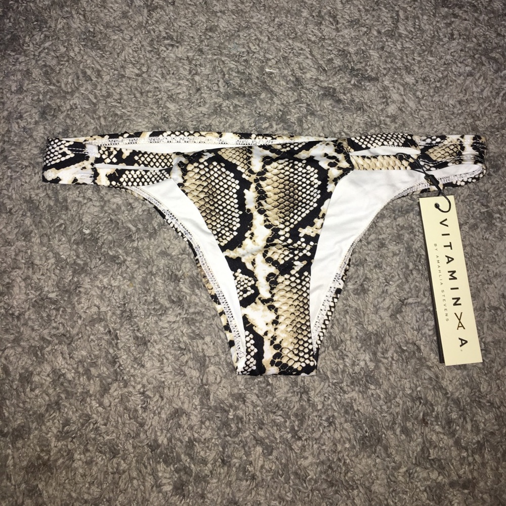 SOLD**** Vitamin A Snakeskin Bottoms