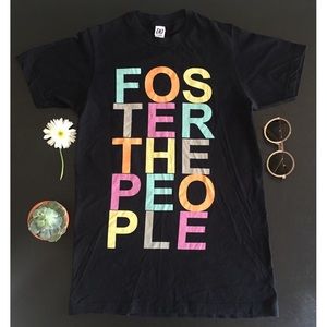 SALE 🌻 FOSTER THE PEOPLE band tee