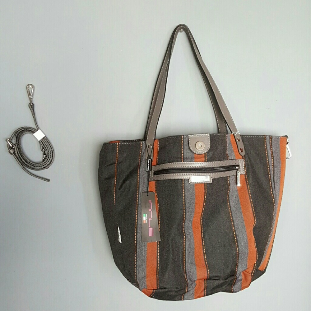 Reversible Genuine Leather Tote