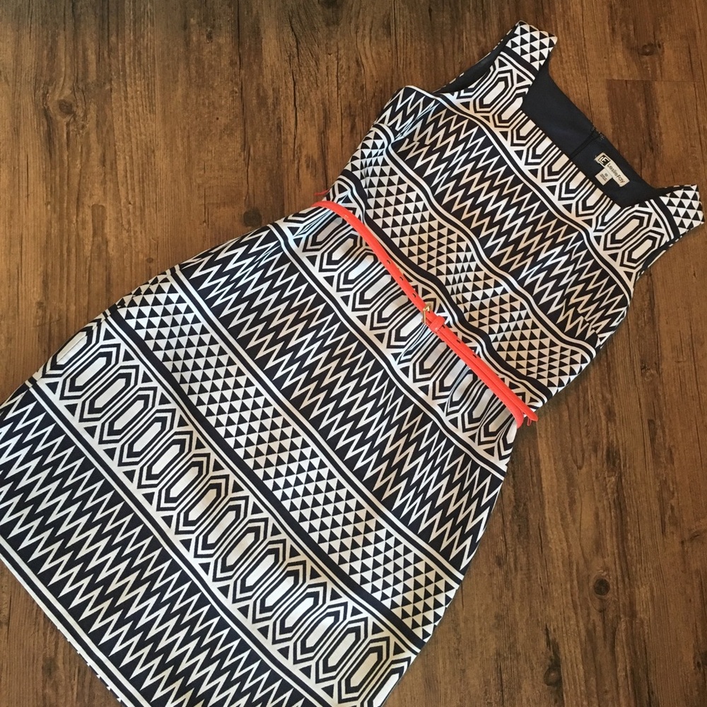 Chevron Print Dress