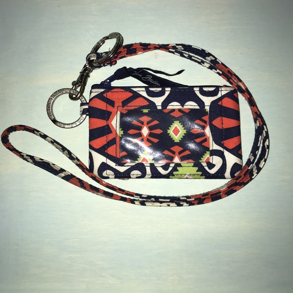 Vera Bradley ID wallet lanyard