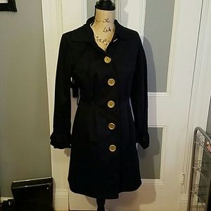 Black trench coat