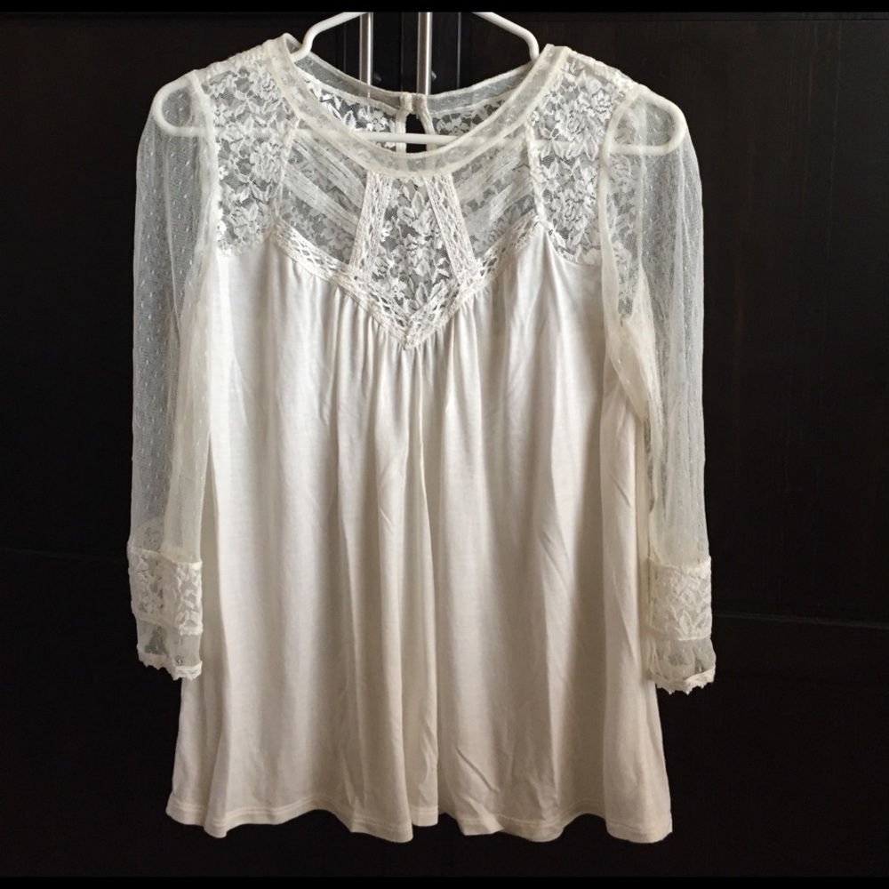Express Sz S Lace Blouse