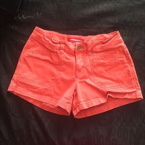 UNIONBAY size 3 melon color shorts