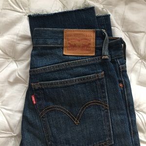 Levi's wedgie straight cut  jeans via free people