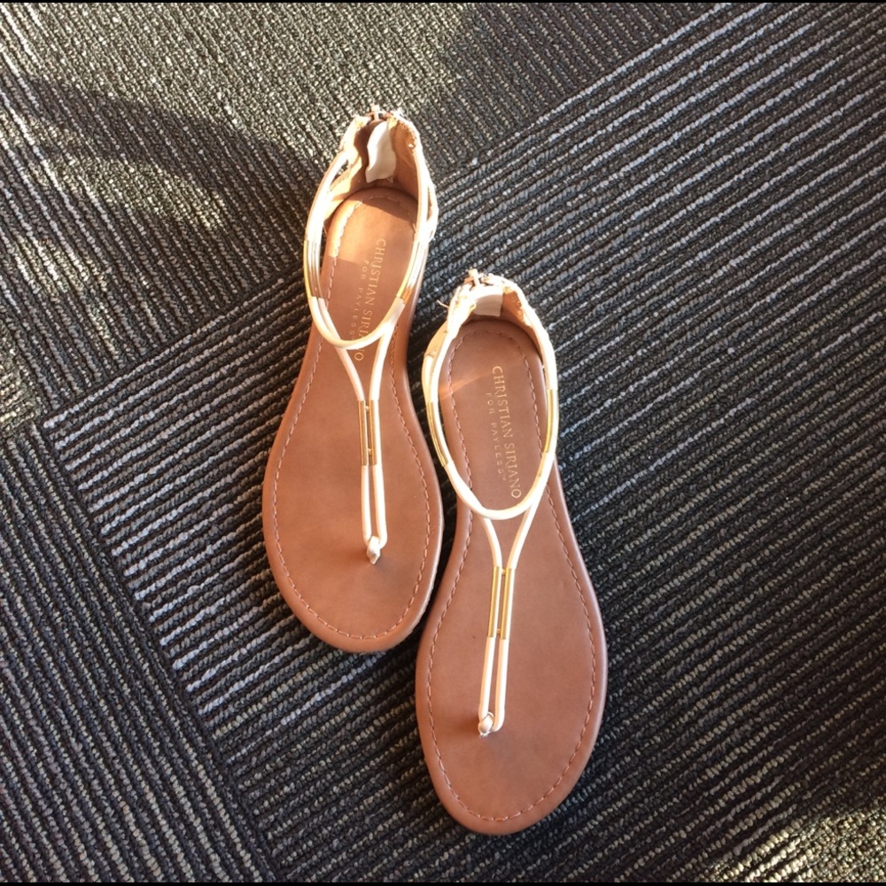 Tan sandals