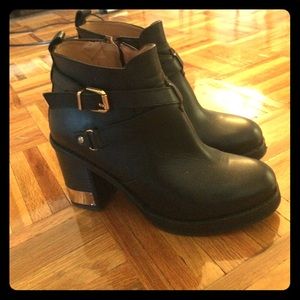 black booties size 6.5 by TopShop