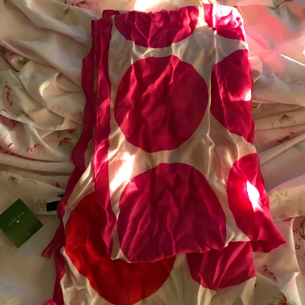 Pink Kate spade scarf brand new