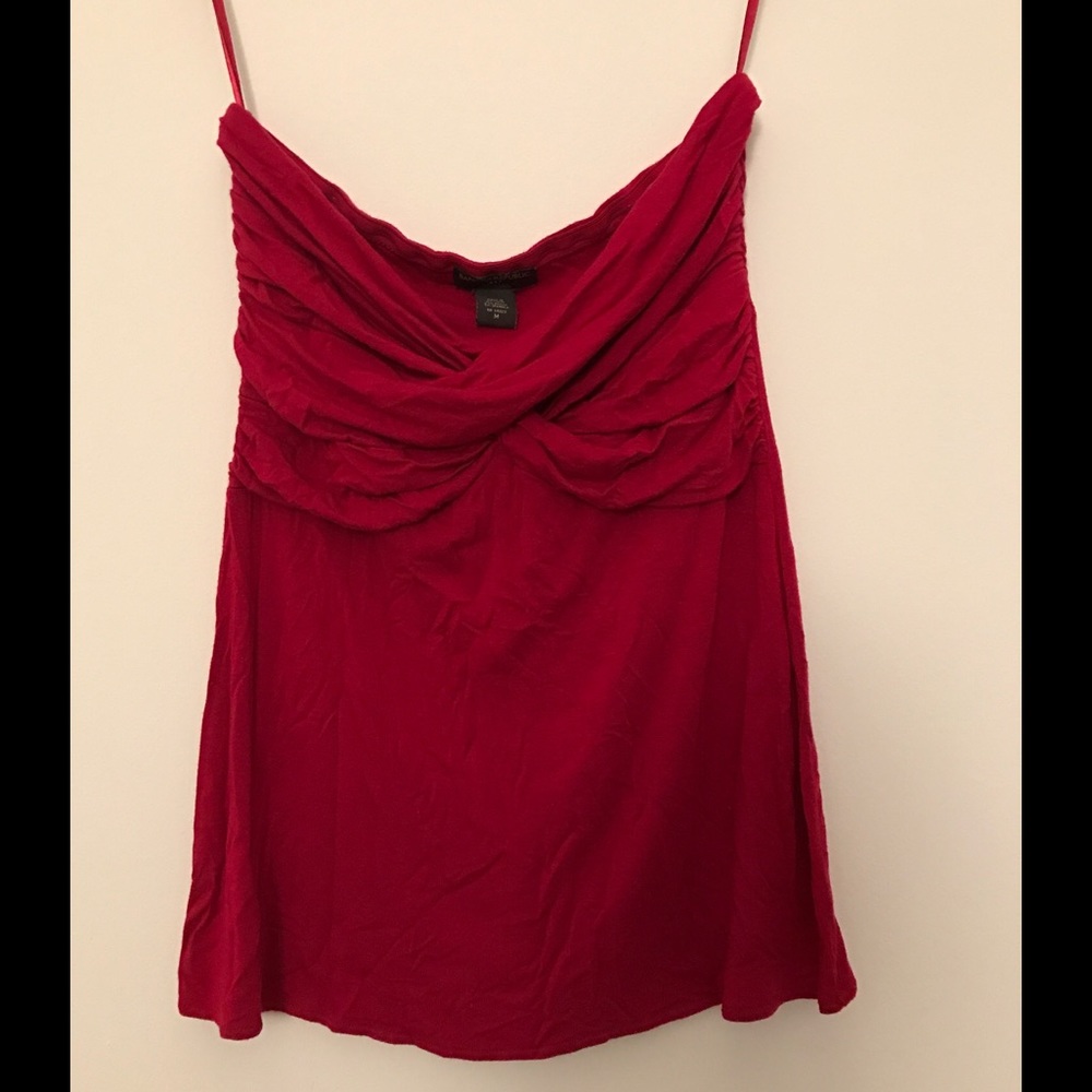 Banana Republic Red Twist Tube Top - M