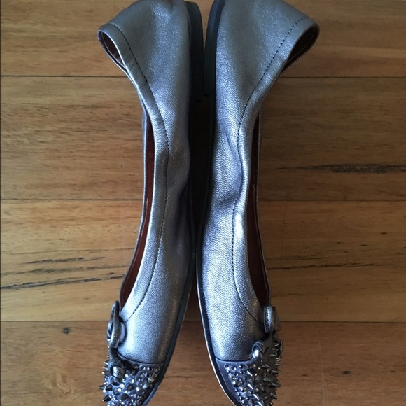 Sam Edelman Beatrix Ballet Flats gunmetal size 6.5 - Picture 2 of 4