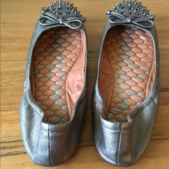 Sam Edelman Beatrix Ballet Flats gunmetal size 6.5 - Picture 3 of 4