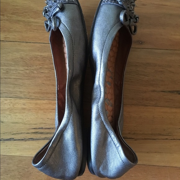 Sam Edelman Beatrix Ballet Flats gunmetal size 6.5 - Picture 4 of 4