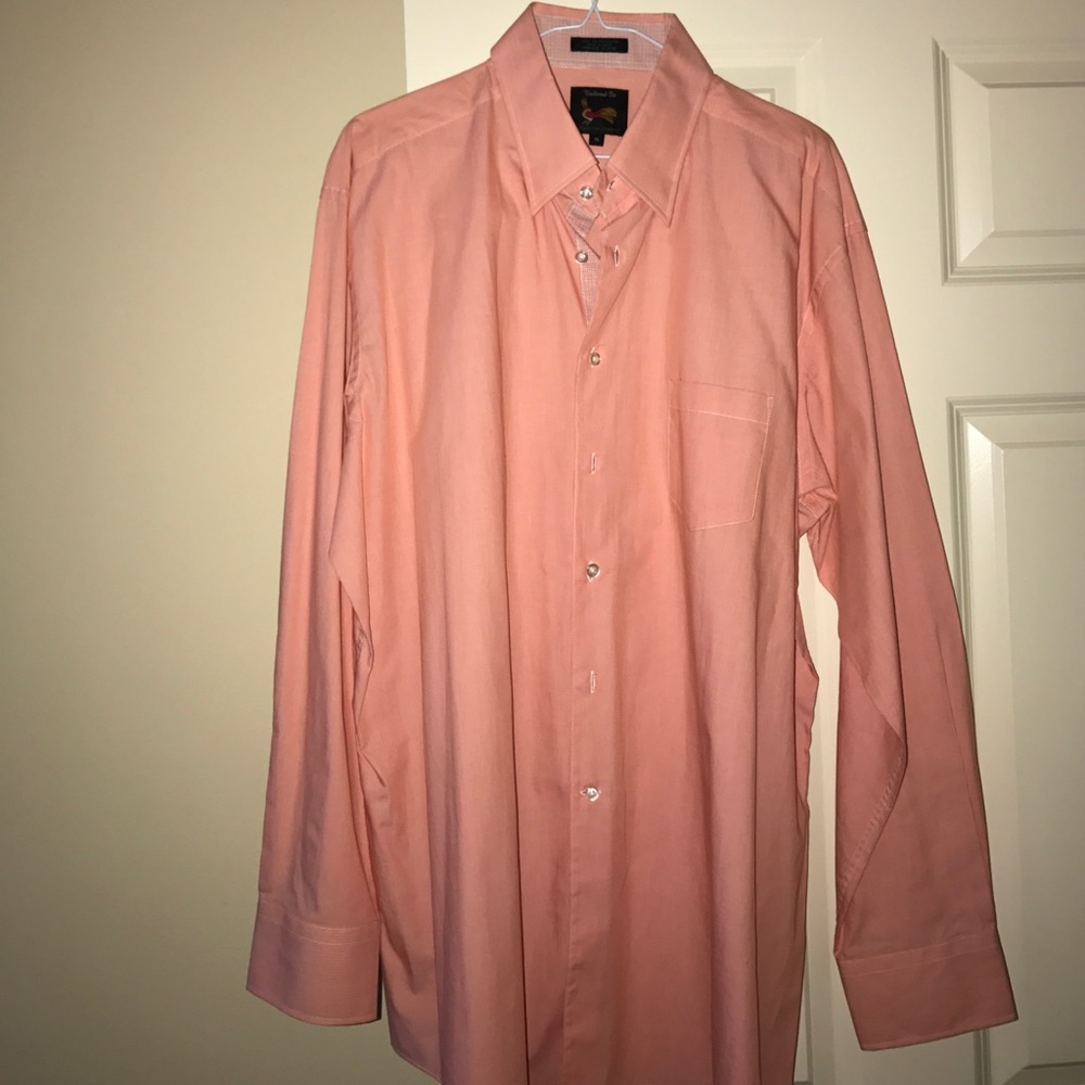 Men's Coral Brand New Button Down Shirt