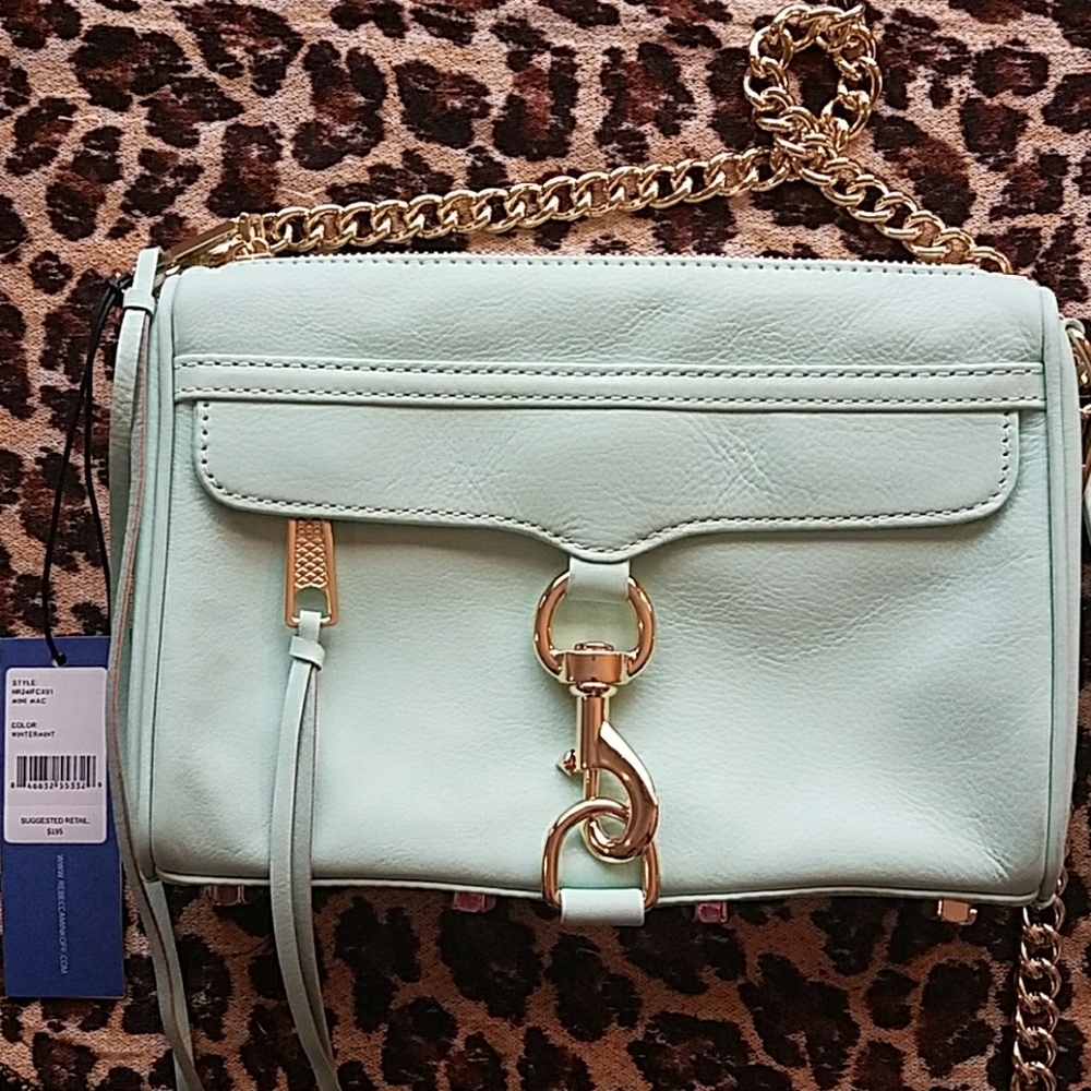 NWT Rebecca Minkoff Mini Mac - Wintermint