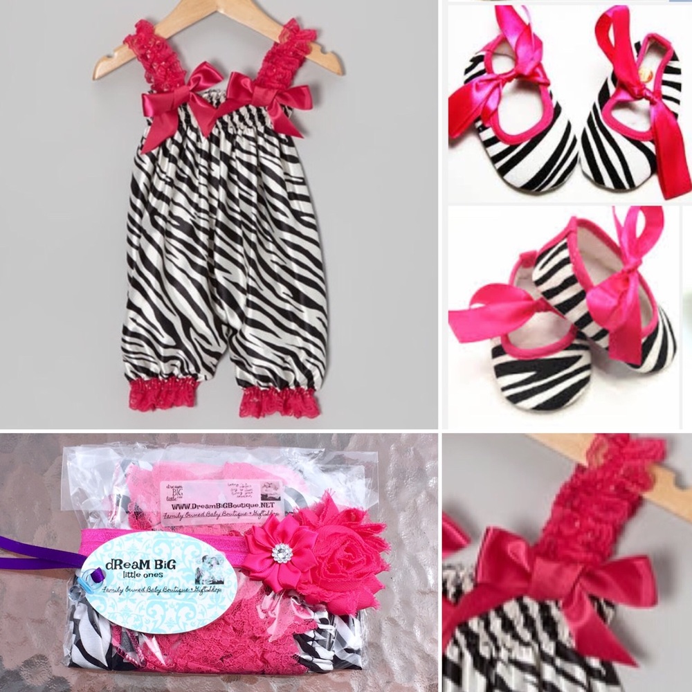 Baby girl summer jumper shoes Bow Gift Set photo