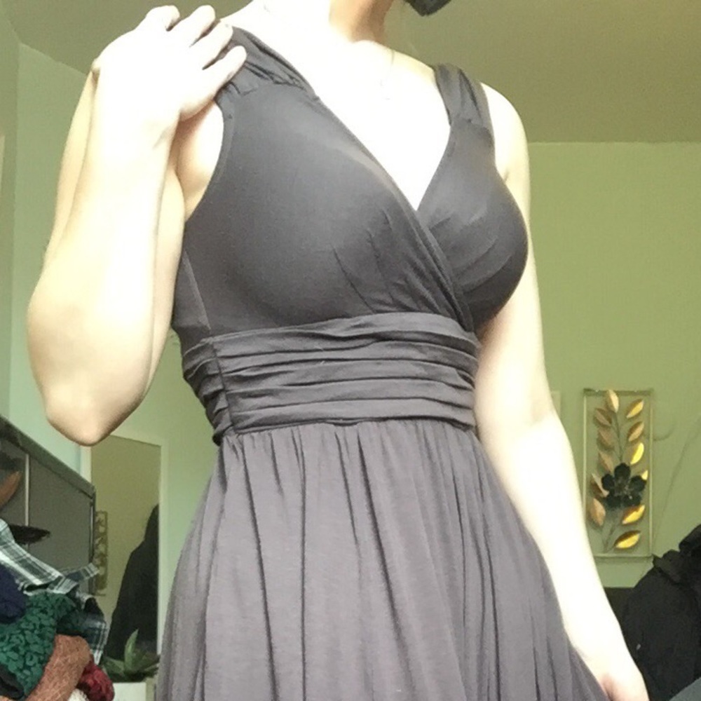 eShaki Gray Maxi Dress!