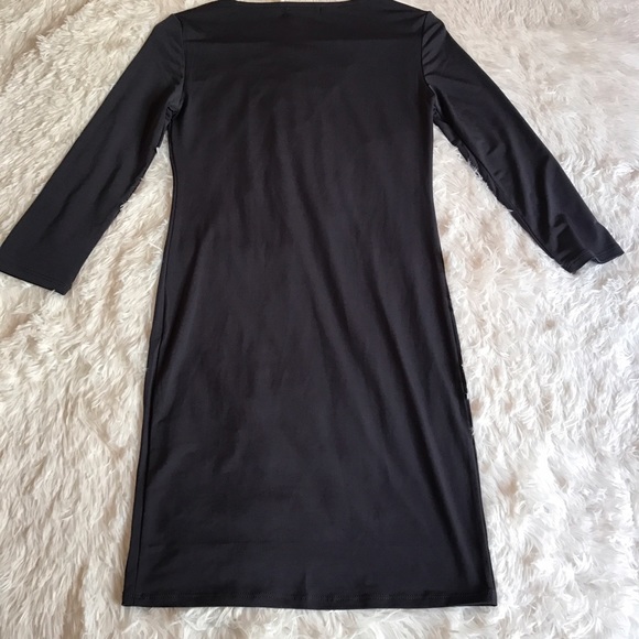 Dark Grey short length dress. Nice semi open chest - Picture 2 of 3