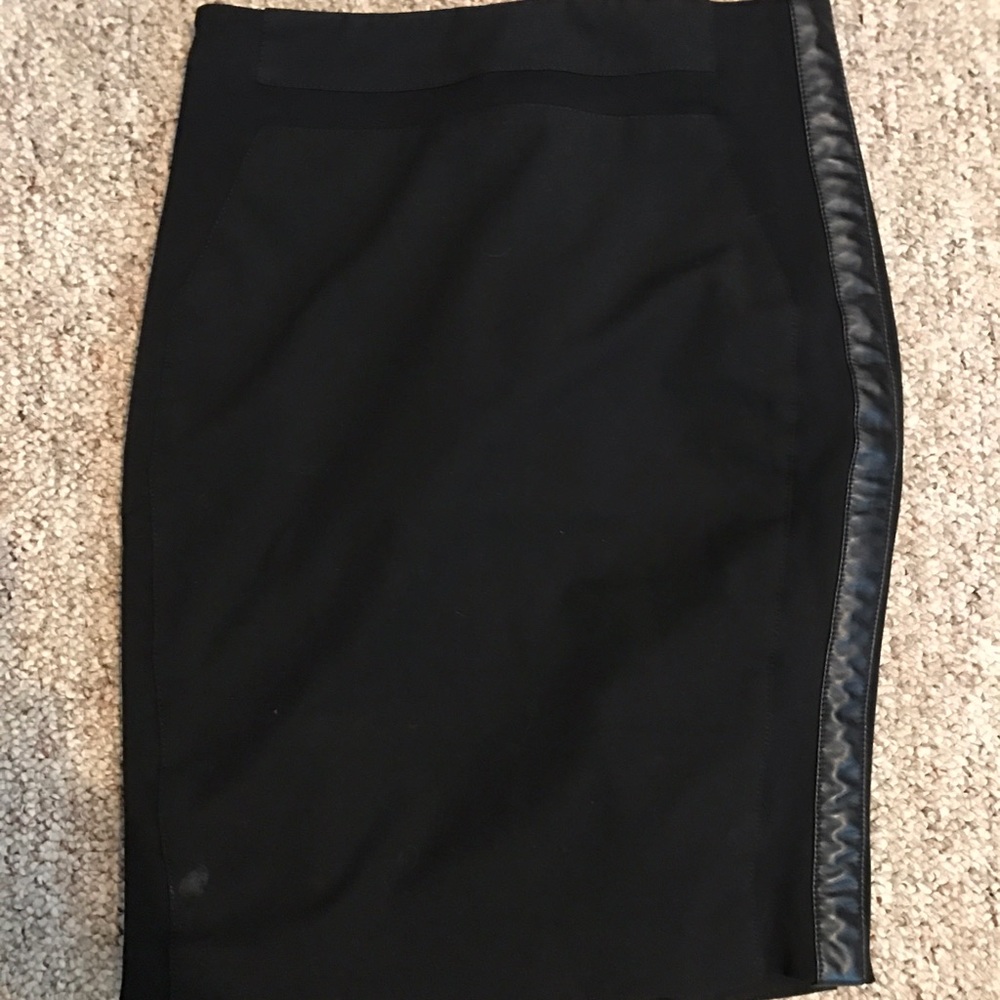 Bebe Black Pencil Skirt