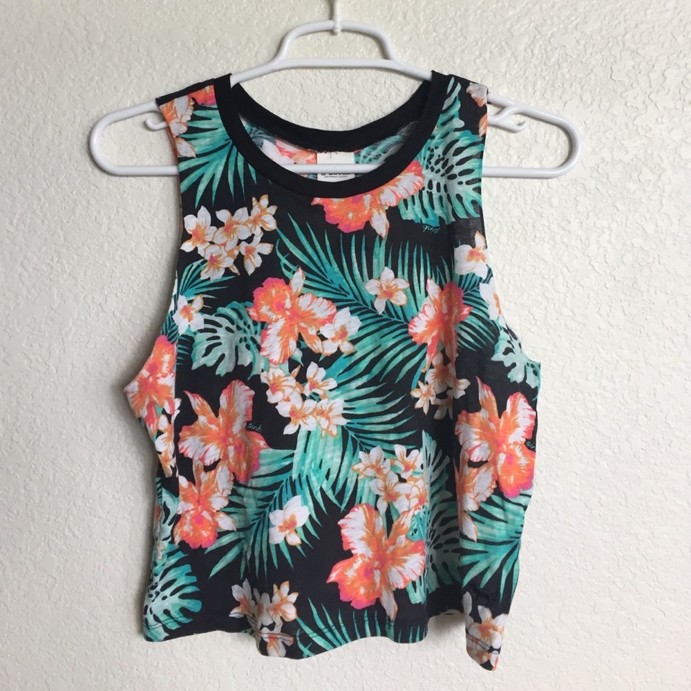 PINK VS | Floral Print Tank