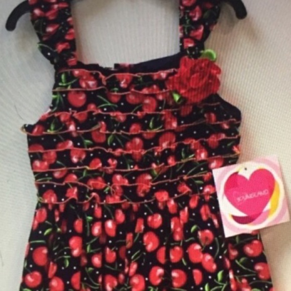 Girls Sun Dress Multi navy Color