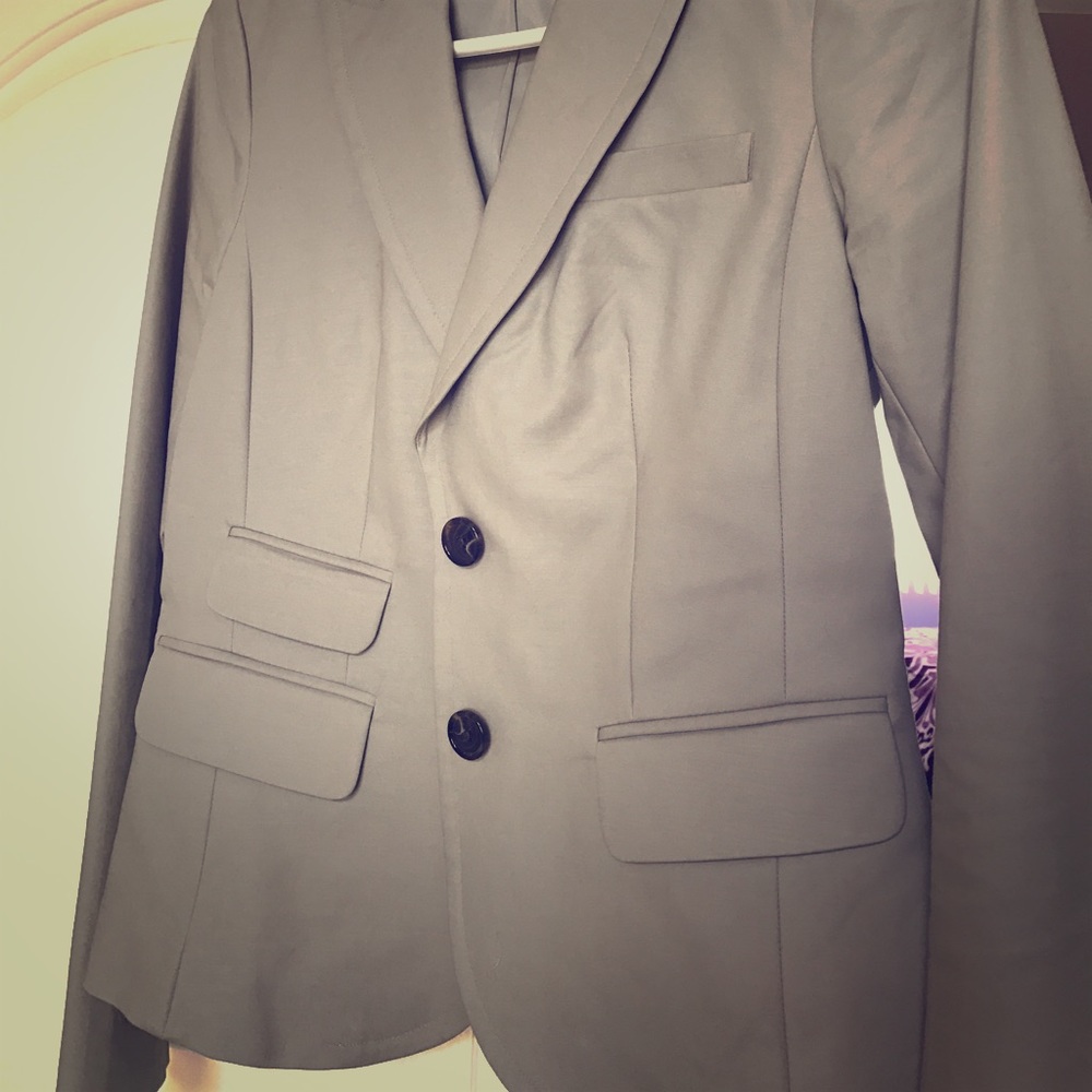 Beige/gray blazer