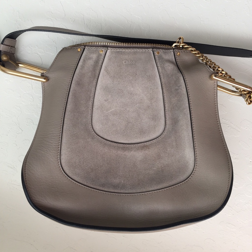 Authentic Chloe Suede/Leather Crossbody Bag