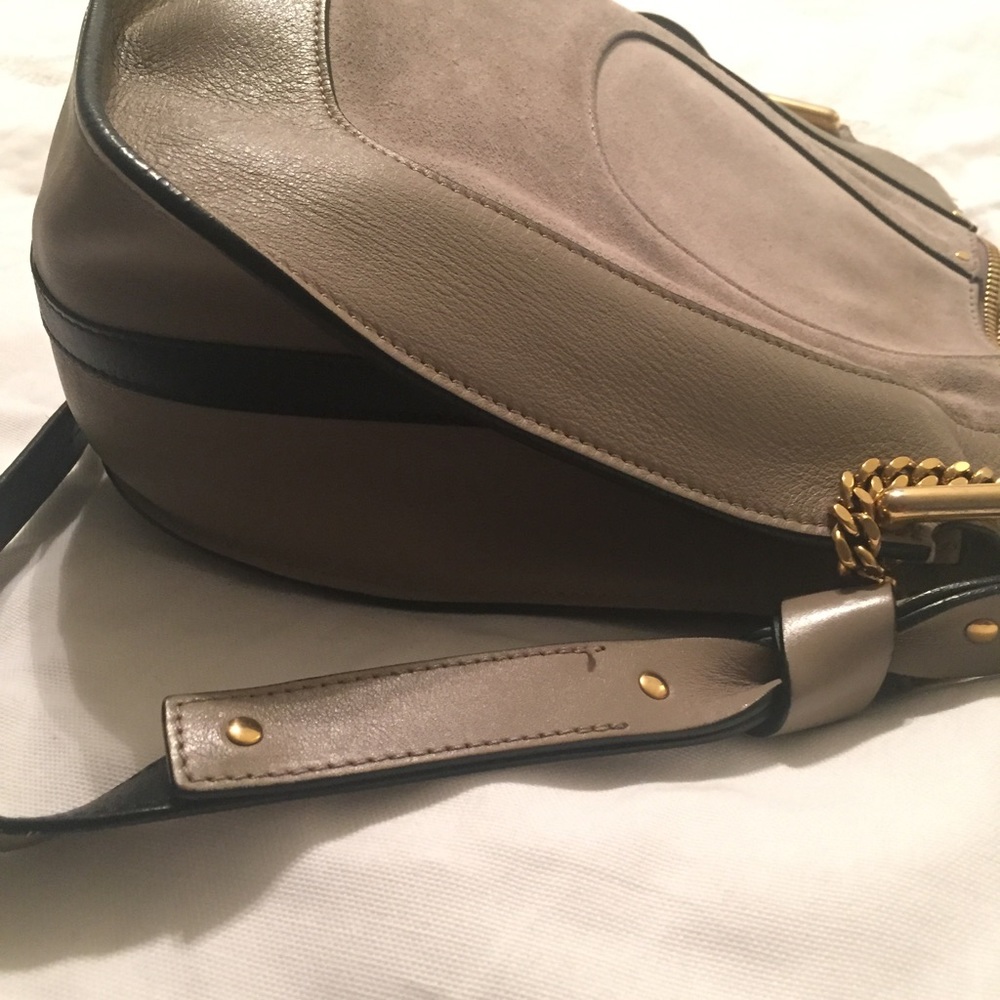 Authentic Chloe Suede/Leather Crossbody Bag - Picture 7 of 8