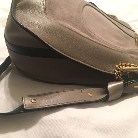 Authentic Chloe Suede/Leather Crossbody Bag - Picture 7 of 8