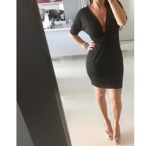 Black & Gold Shimmer dress